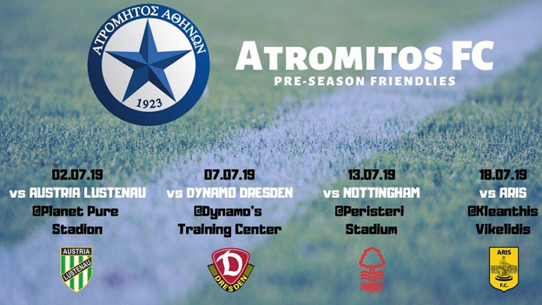 Φιλικά με τη Νότιγχαμ Φόρεστ και τον Άρη ανακοίνωσε ο Ατρόμητος