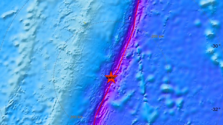 Σεισμική δόνηση 7,2R στις Νήσους Κερμαντέκ