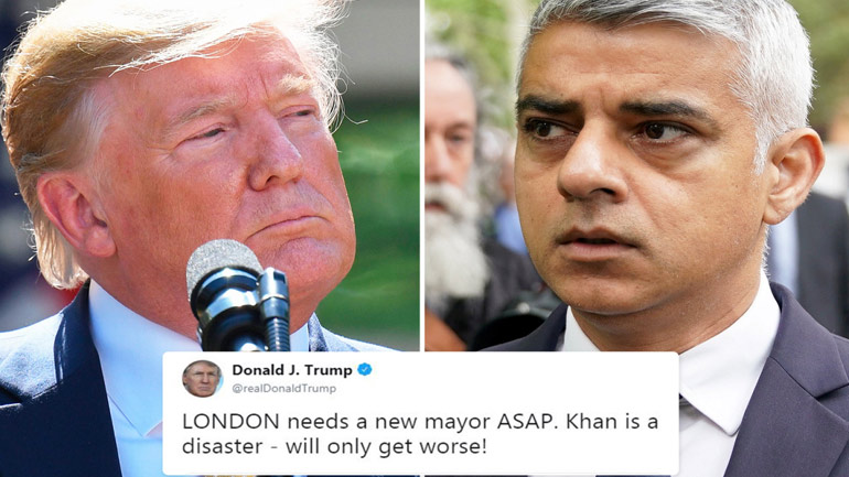 Νέα επίθεση Τραμπ στον δήμαρχο του Λονδίνου
