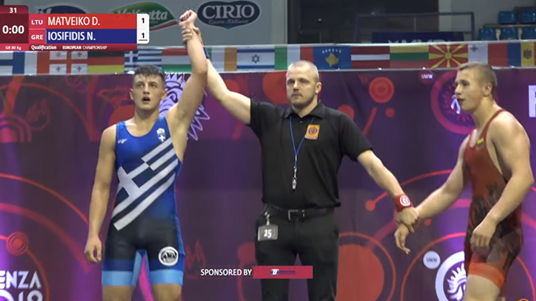 Πάλη: Στα ρεπεσάζ του Ευρωπαϊκού Ιωσηφίδης και Μπούκης