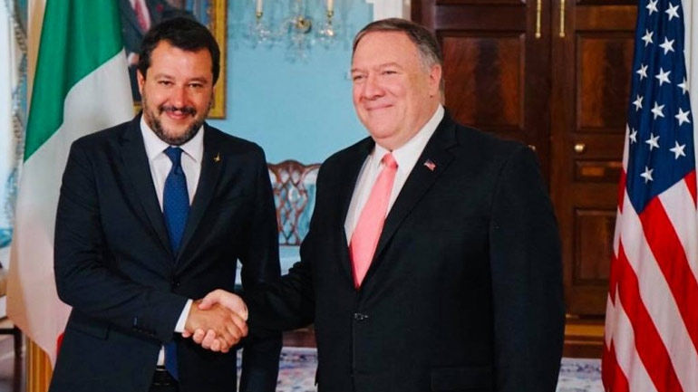 Συνάντηση Πομπέο – Σαλβίνι στην Ουάσινγκτον