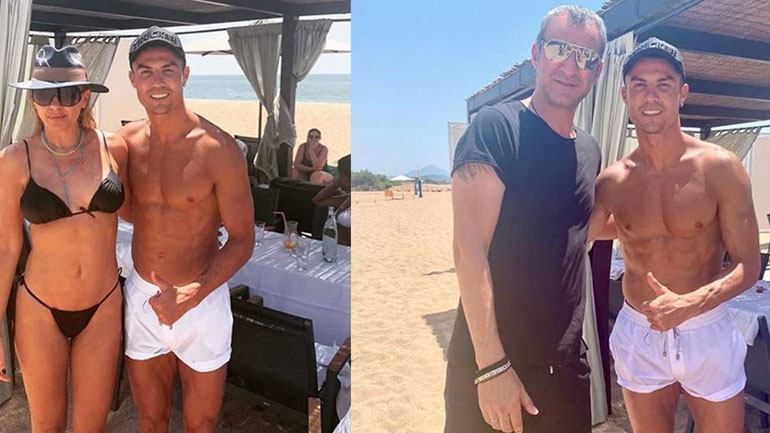 Γωγώ Μαστροκώστα-Τραϊανός Δέλλας: Φωτογραφίζονται μαζί με τον Cristiano Ronaldo