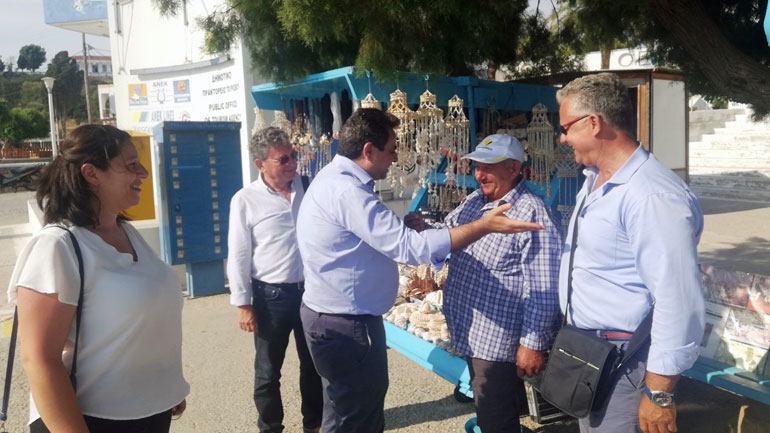 Στους Λειψούς ο Νεκτάριος Σαντορινιός