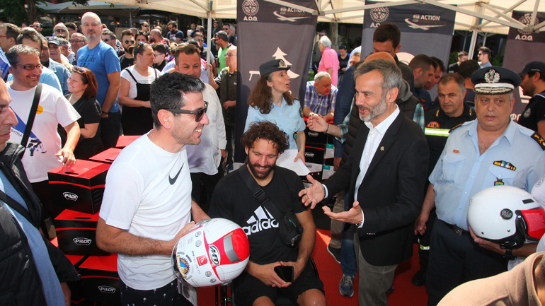 100 Δωρεάν κράνη σε εκδήλωση για την οδική ασφάλεια