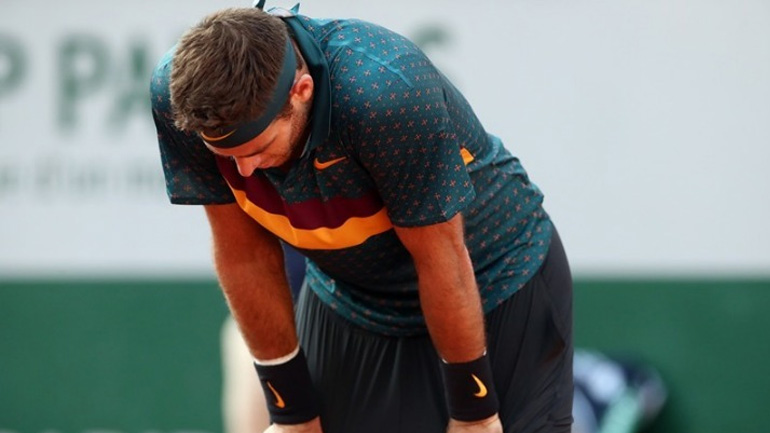 Τένις: Κάταγμα στην επιγονατίδα ο Ντελ Πότρο