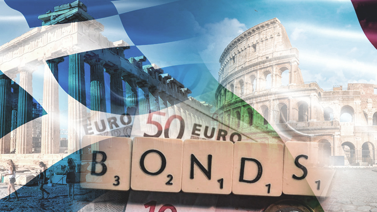 Τα ελληνικά ομόλογα κερδίζουν το πάνω χέρι έναντι των ιταλικών