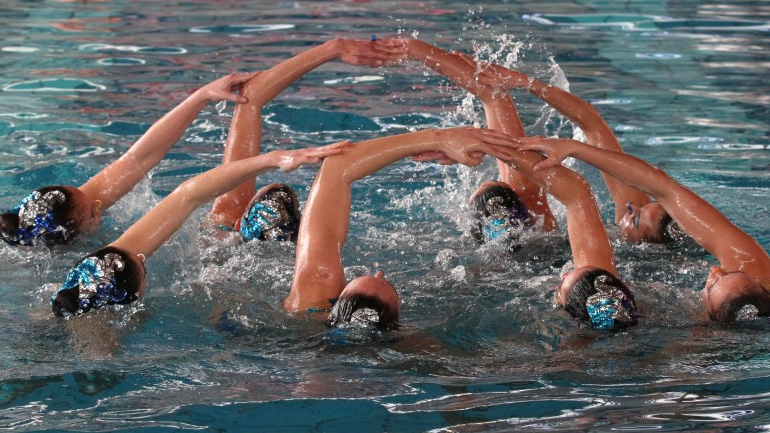 Καλλιτεχνική κολύμβηση: Έκτη η Εθνική στο ελεύθερο πρόγραμμα του ομαδικού