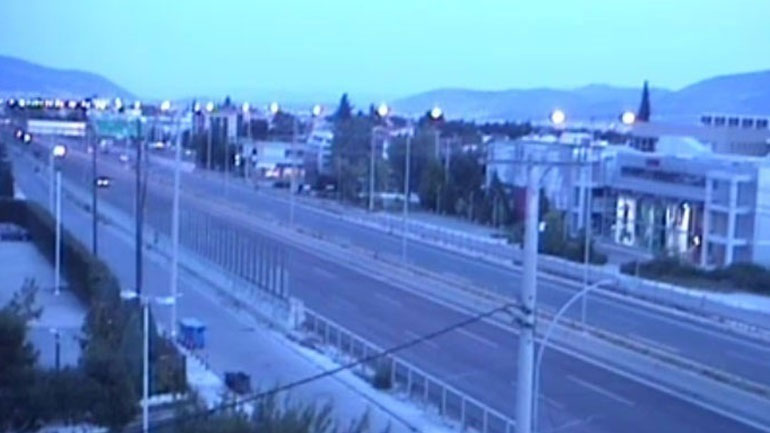 Live η κίνηση σε Εθνική Οδό και λεωφ. Κηφισίας