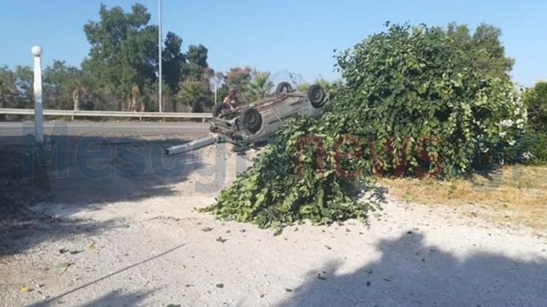 Τροχαίο στην Αθηνών-Σουνίου – Αναποδογύρισε όχημα 