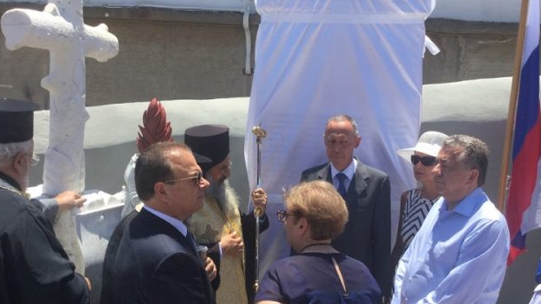 Αποκαλυπτήρια μνημείου των Ρώσων της ειρηνευτικής αποστολής 1897-1909