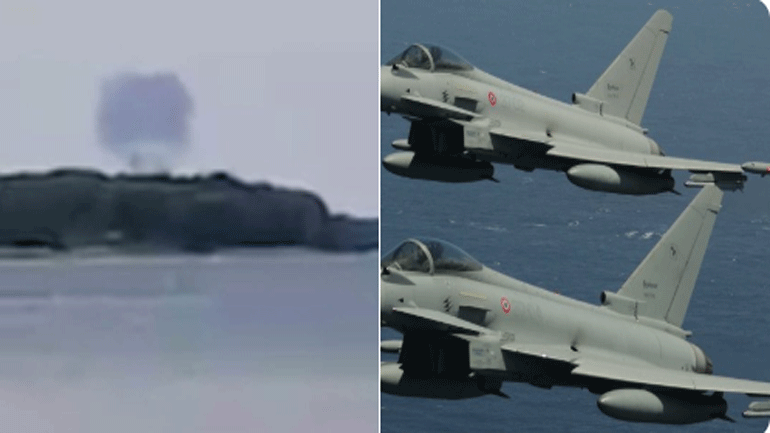 Συντριβή δύο μαχητικών Eurofighter στη Γερμανία – Νεκρός ο ένας πιλότος