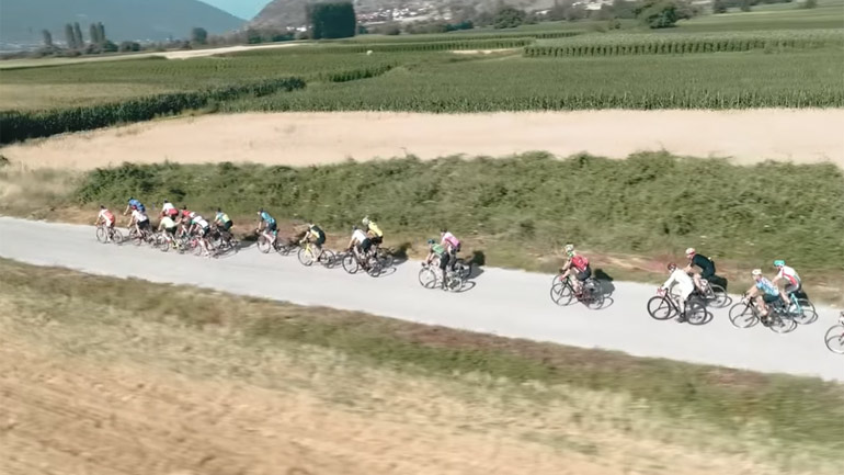 Ο εντυπωσιακός ποδηλατικός αγώνας “Brevet Καστοριάς” από ψηλά