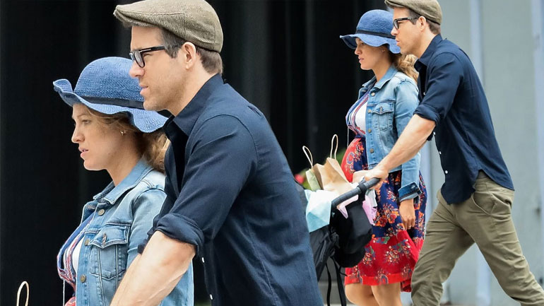 Blake Lively & Ryan Reynolds: Οικογενειακή βόλτα με τις κόρες τους λιγό πριν από τον πελαργό