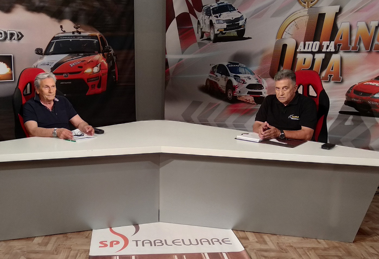 O Στράτος Φωτεινέλης με τον Μανώλη Χαλιβελάκη