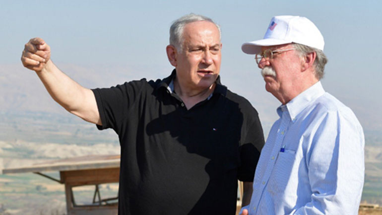 Νετανιάου προς Μπόλτον: «Δεν θα εγκαταλείψουμε την Κοιλάδα του Ιορδάνη»