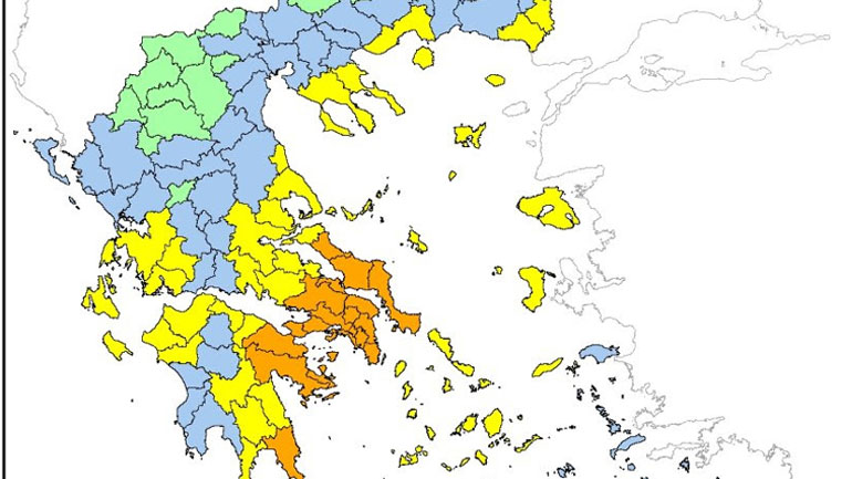 Πολύ υψηλός κίνδυνος πυρκαγιάς για αύριο