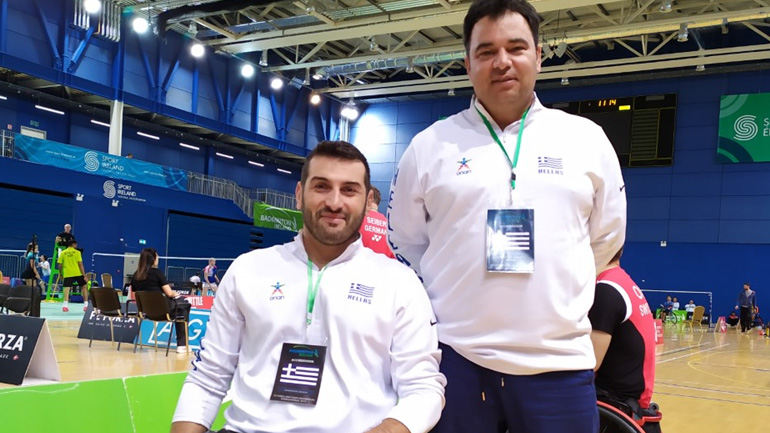 O Παπαδόπουλος την πρώτη ελληνική νίκη στους άνδρες, σε διεθνές επίπεδο, στο παραμπάντμιντον
