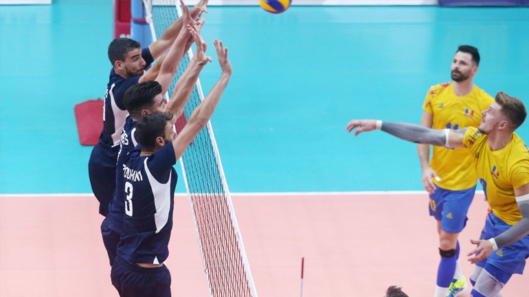 Βόλει: Ήττα στο τάι μπρέικ για την Εθνική ανδρών από τη Ρουμανία