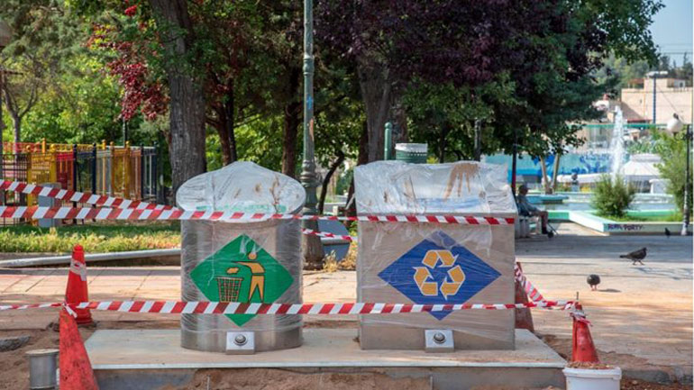Σημαντικά οφέλη προσδοκά ο δήμος Νίκαιας-Αγ.Ι.Ρέντη από τους νέους ρομποτικούς κάδους απορριμμάτων