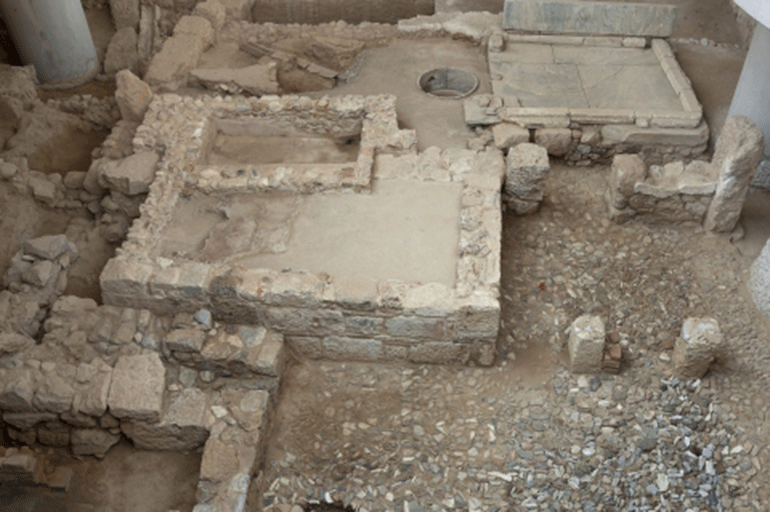 Τα κατάλοιπα μικρού ιδιωτικού λουτρού (2ος αι. μ.Χ.)