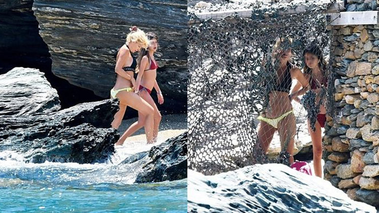 Ελένη Μενεγάκη: Ξέγνοιαστες στιγμές στον επίγειο παράδεισό της με την κόρη της Βαλέρια!