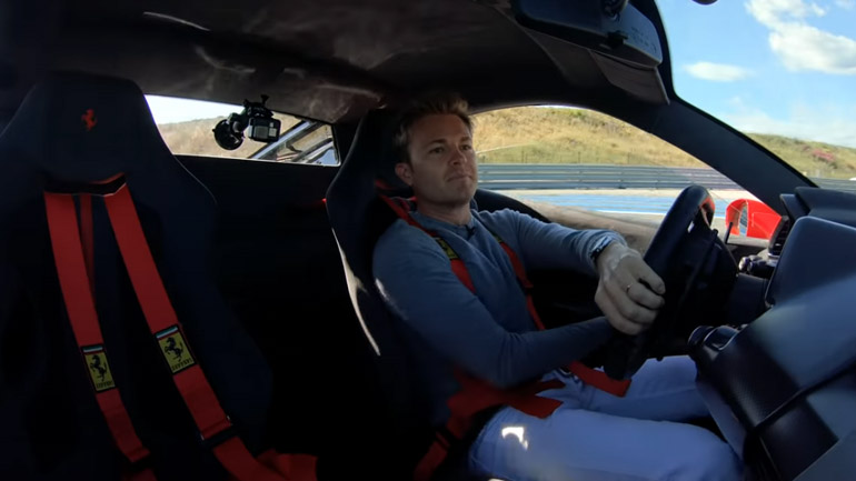 Η Ferrari 488 Pista στα χέρια του Nico Rosberg
