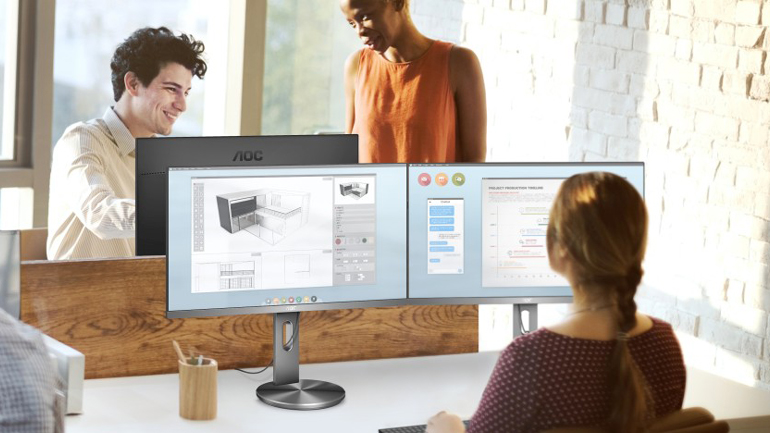 Η νέα εργονομική και κομψή 4K οθόνη της AOC για επαγγελματίες, U2790PQU