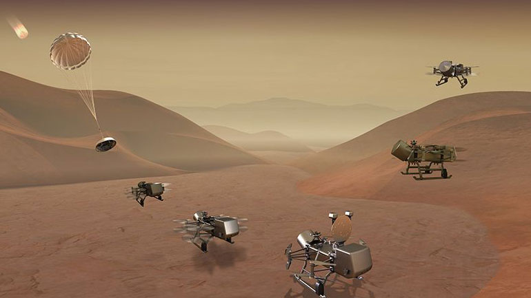 Η NASA θα στείλει το Dragonfly στον Τιτάνα για εξερεύνηση