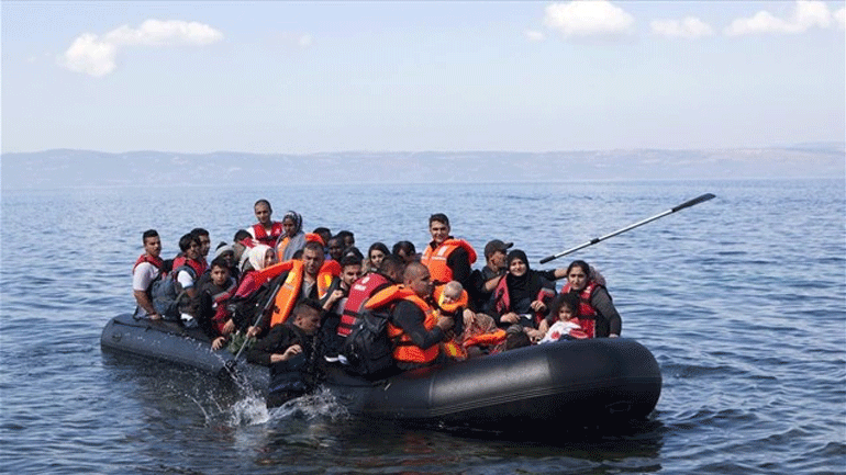 Διάσωση 13 μεταναστών στη Λέσβο