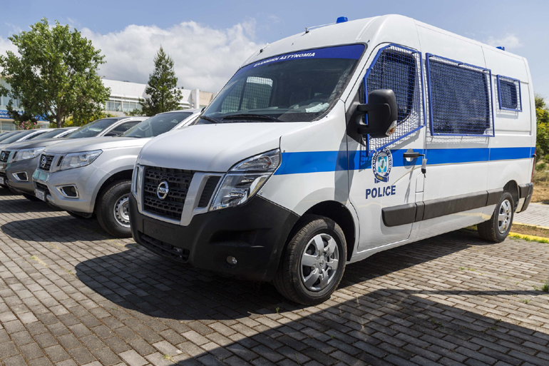 To Νissan ΝV400 van προορίζεται για την μονάδα των ΜΑΤ