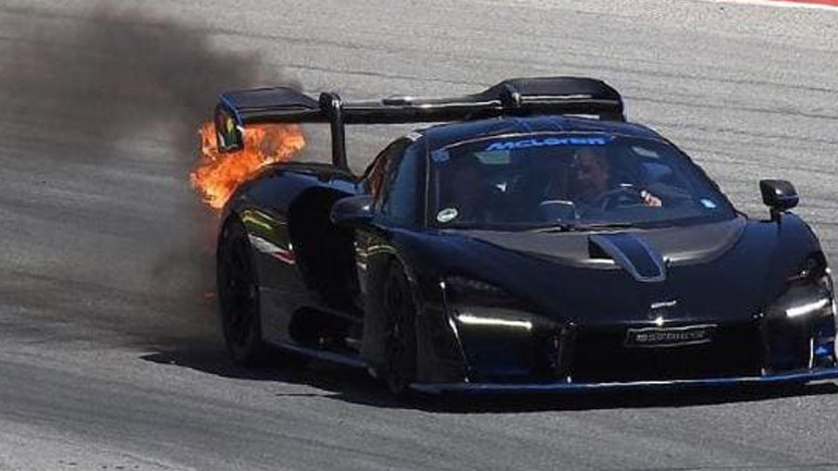 Στις φλόγες το βρετανικό hypercar του 1 εκατομμυρίου