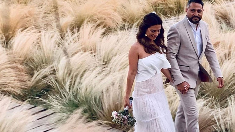 Βάσω Λασκαράκη – Λευτέρης Σουλτάτος: H εντυπωσιακή γαμήλια τούρτα τους!