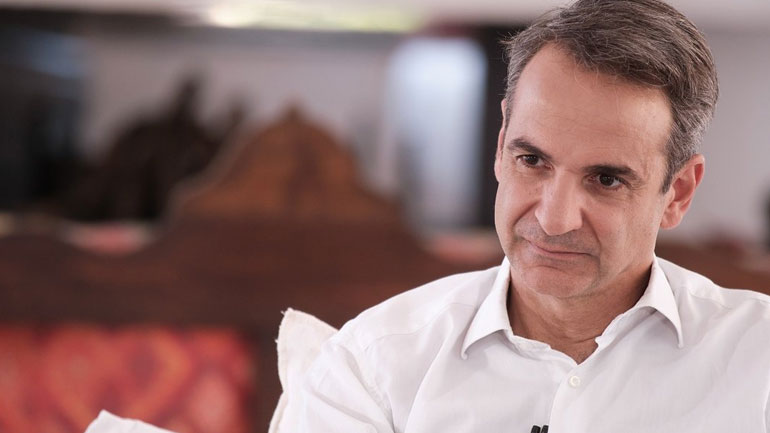 Ο Κυριάκος Μητσοτάκης στην 111 Πτέρυγα Μάχης