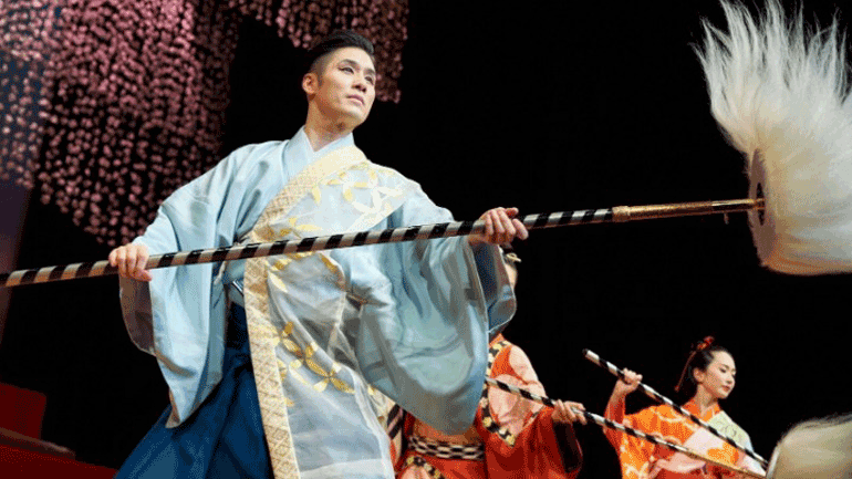 To Λύκειο Επιδαύρου ξεκινάει με την παράσταση παραδοσιακού ιαπωνικού χορού του Ichinosuke Umekawa