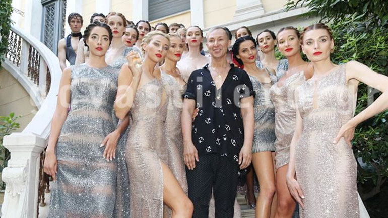 Λαμπερές παρουσίες στο fashion show του Βασίλειου Κωστέτσου