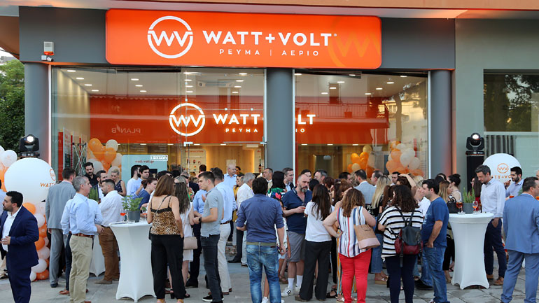 Η WATT+VOLT εγκαινίασε το νέο της κατάστημα στο Χαλάνδρι