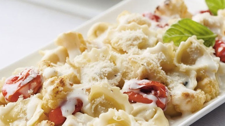 Τορτελίνια με σάλτσα γιαουρτιού