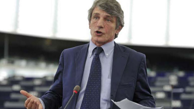 Ο Νταβίντ Σασόλι εξελέγη πρόεδρος του Ευρωπαϊκού Κοινοβουλίου