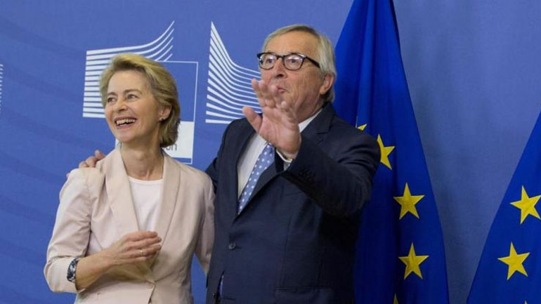 Πρώτη συνάντηση Γιούνκερ – Φον ντερ Λάιεν