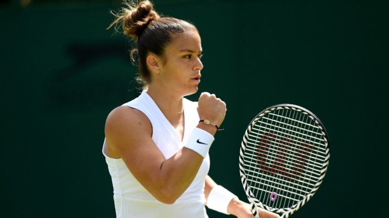 Τένις: Νίκη για τη Σάκκαρη και στο διπλό του Γουίμπλεντον