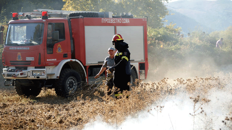 Φωτιά στο Τυμπάκι Ηρακλείου