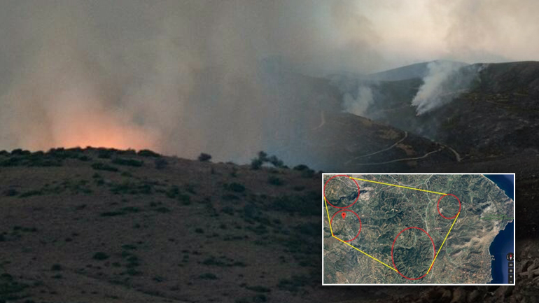 Νέο πύρινο μέτωπο στην Εύβοια