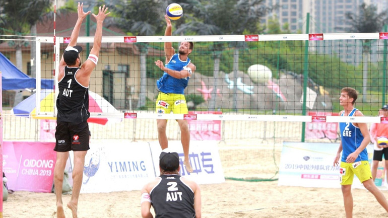 Μπιτς βόλεϊ: Ήττα στην πρεμιέρα του κυρίως ταμπλό στην Κίνα για τα αδέρφια Μανδηλάρη