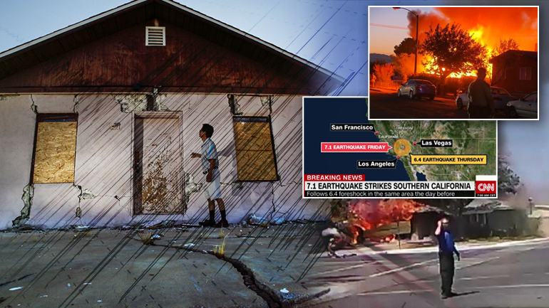 Ισχυρός σεισμός 7,1R στην Καλιφόρνια
