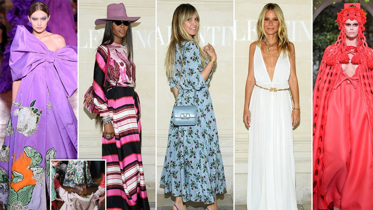 Valentino Coutoure Show: Διάσημα top models, front row celebrities και μοναδικές δημιουργίες