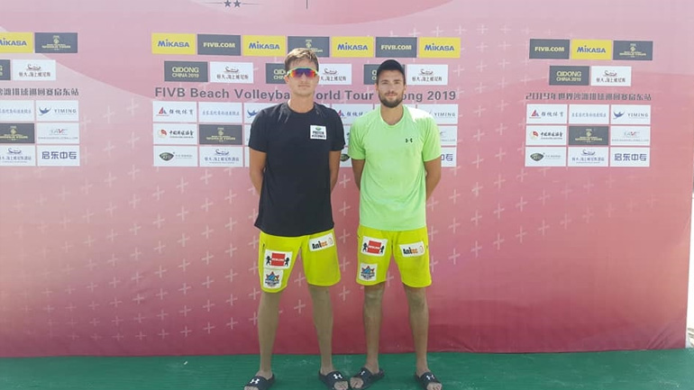 Μπιτς βόλεϊ:  Ένατη θέση στην Κίνα για τα αδέρφια Μανδηλάρη