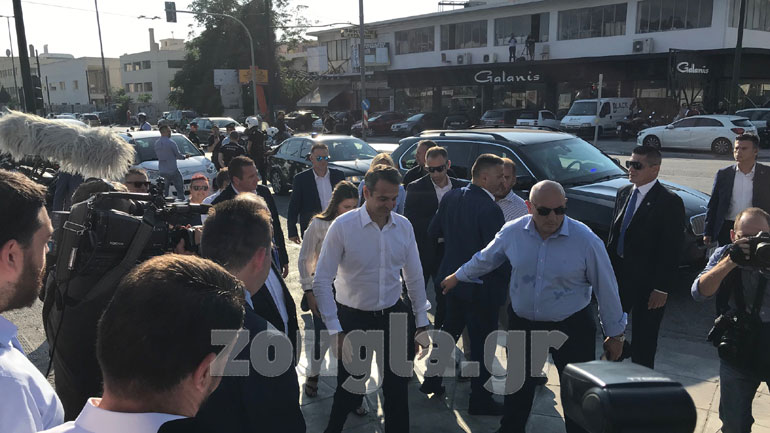 Στην Πειραιώς ο Κ. Μητσοτάκης για τα αποτελέσματα των εκλογών