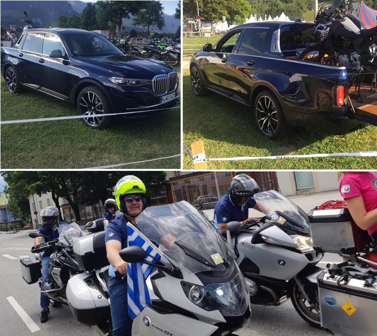 To πρωτότυπο pick up της BMW είδαν από κοντά και 18 Έλληνες αναβάτες!