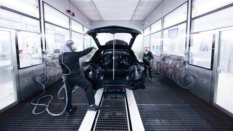 Η αίθουσα ζωγραφικής της Lamborghini!