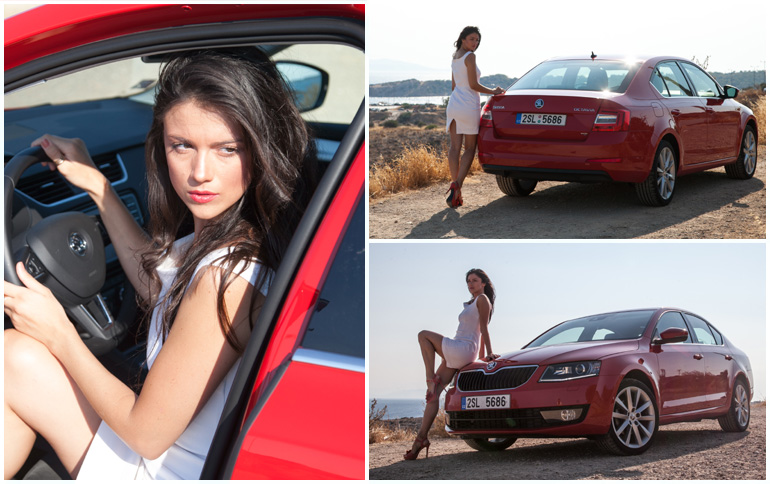 Μία από τις Skoda Octavia του ερηοστασίου που είχαν έρθει στην Ελλάδα το 2013